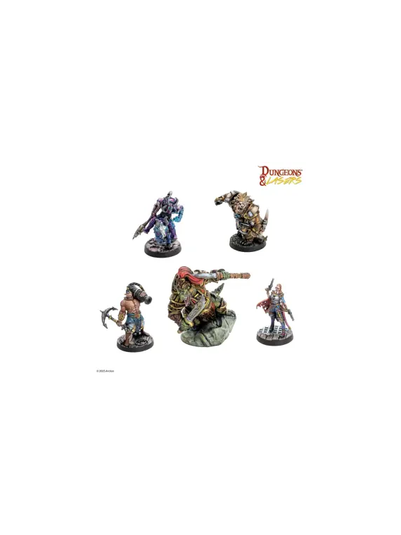 Dungeons & Lasers: Miniatures - Raiders And Beasts