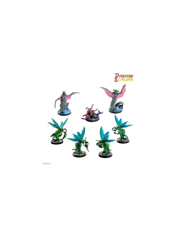 Dungeons & Lasers: Miniatures - Raiders And Beasts