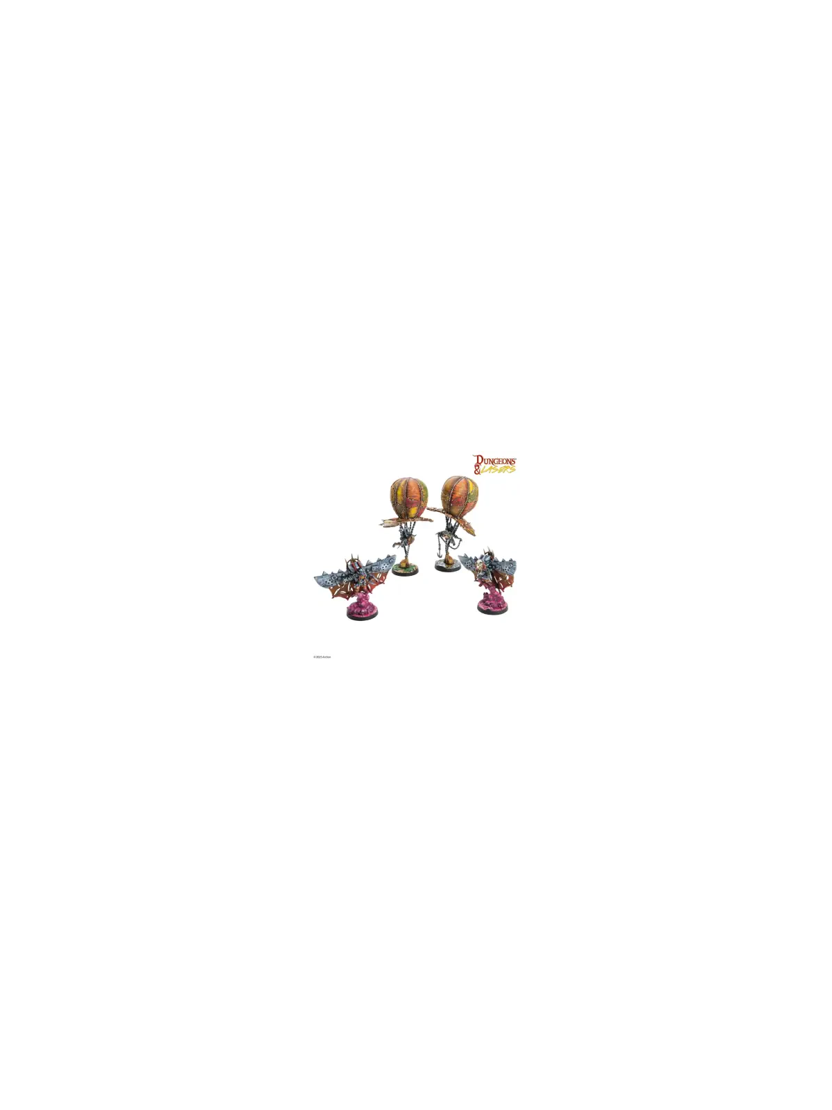 Dungeons & Lasers: Miniatures - Raiders And Beasts