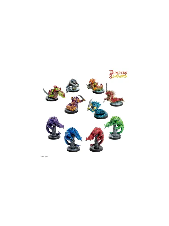 Dungeons & Lasers: Miniatures - Raiders And Beasts