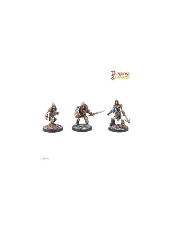 Dungeons & Lasers: Miniatures - Skeleton Crew