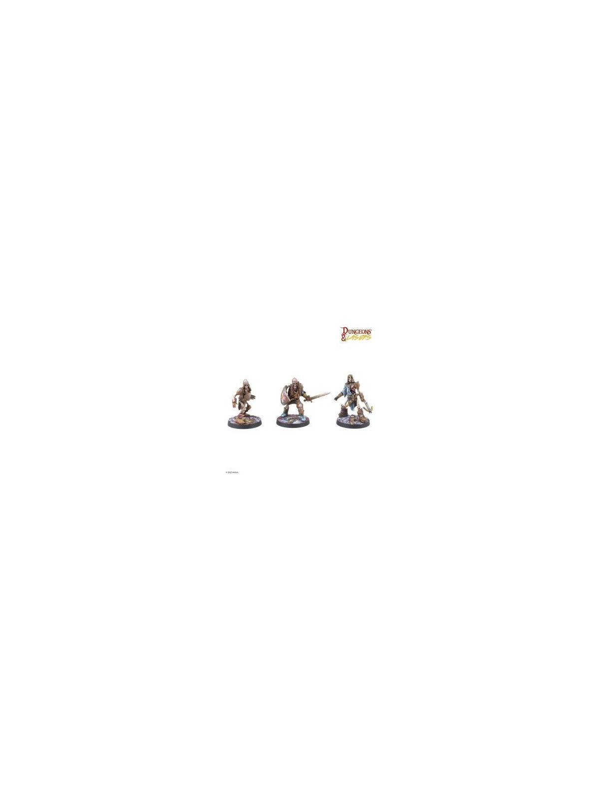 Dungeons & Lasers: Miniatures - Skeleton Crew