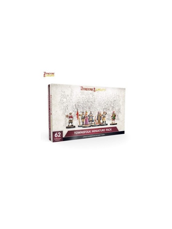 Dungeons & Lasers: Townsfolk Miniatures Pack
