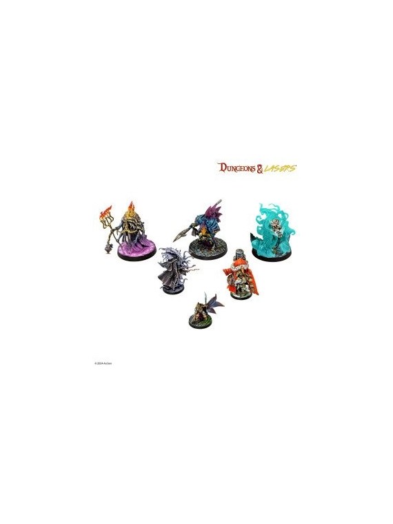 Dungeons & Lasers: Miniatures Victims Of Insanity