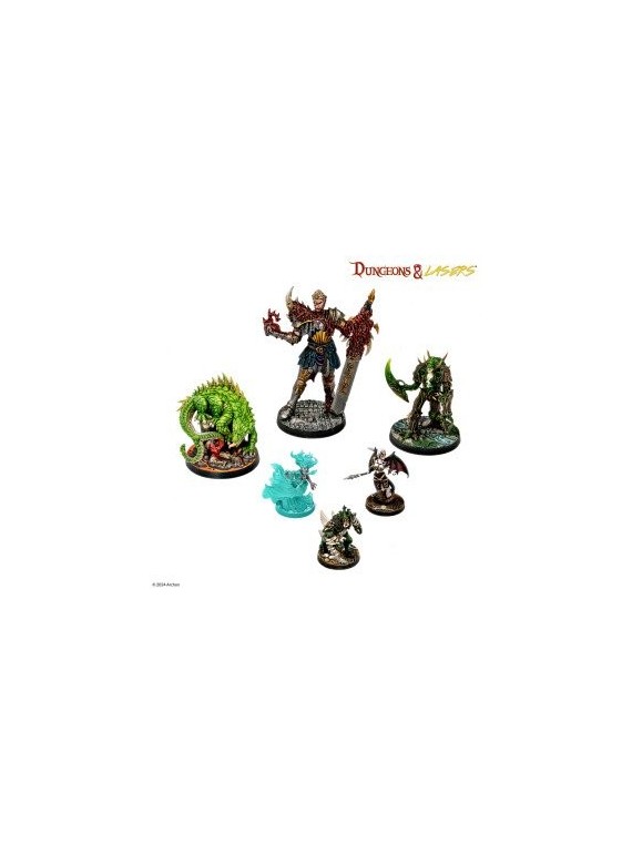 Dungeons & Lasers: Miniatures Victims Of Insanity