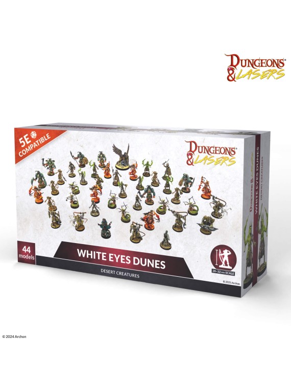 Dungeons & Lasers: Miniatures White Eyes Dunes