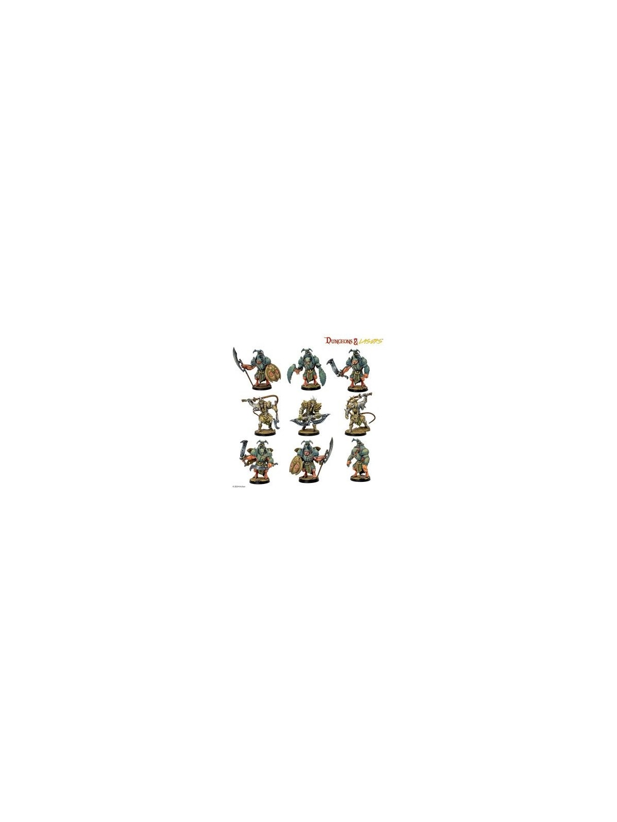 Dungeons & Lasers: Miniatures White Eyes Dunes