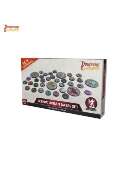 Dungeons & Lasers: Miniatures Scenic Urban Bases Set