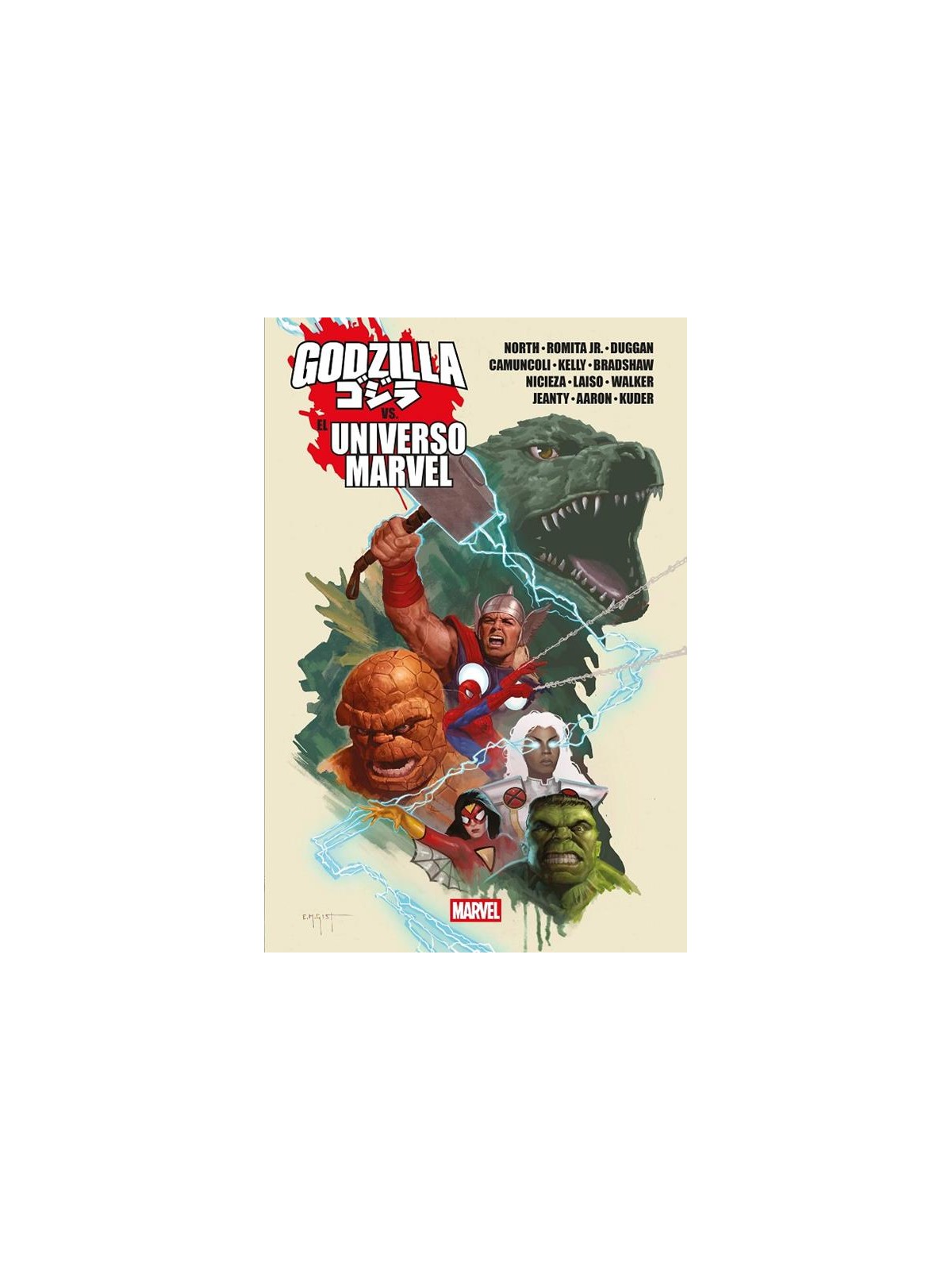 Godzilla vs El Universo Marvel - Panini Comics