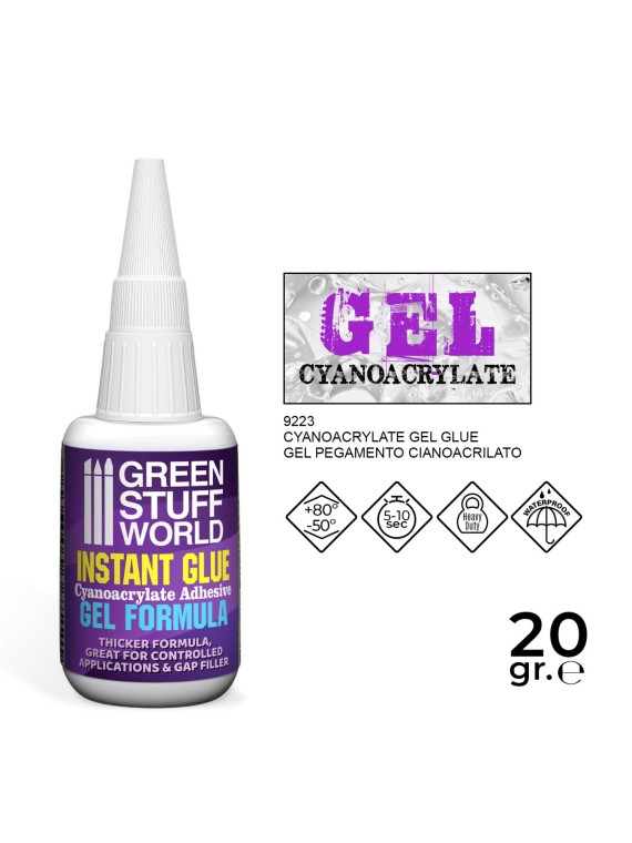 Pegamento Cianoacrilato Gel 20gr
