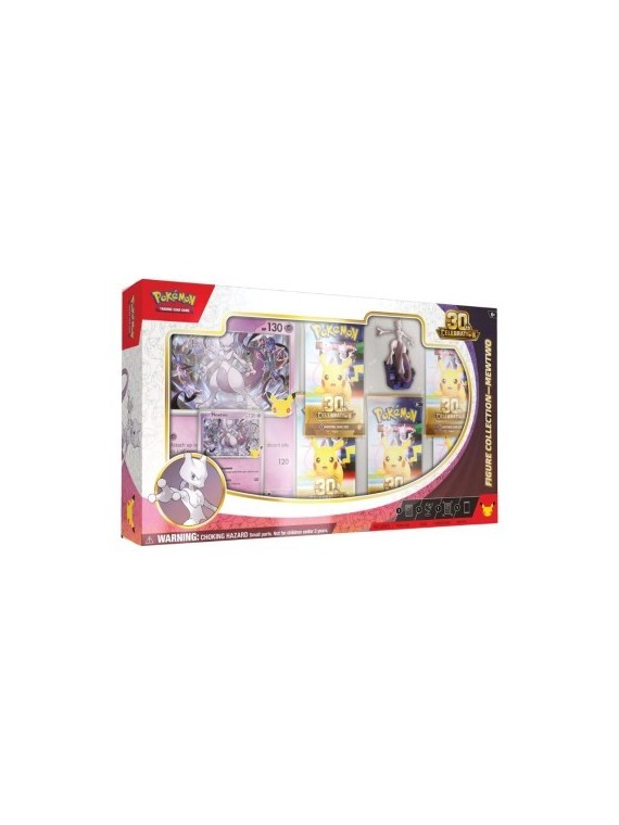 Pokemon TCG: Caja Figura Mewtwo 30 Aniversario