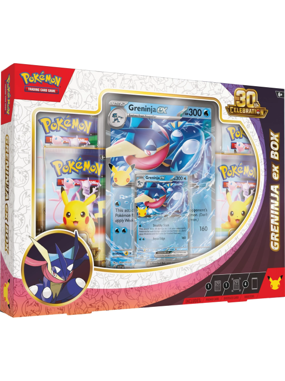 Pokemon TCG: Greninja Special Box 30 Aniversario