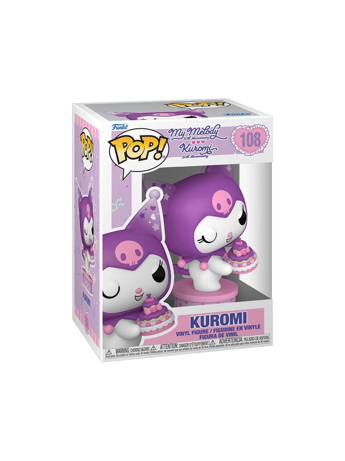 Funko POP! Hello Kitty and Friends: Kuromi with Cake 20th Anniversary (108)