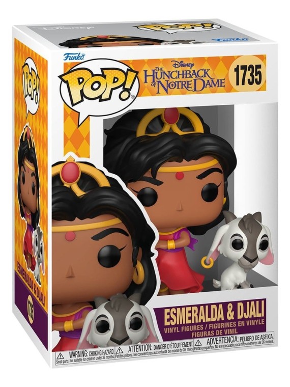 Funko POP! El Jorobado de Notre Dame: Esmeralda & Djali (1735)