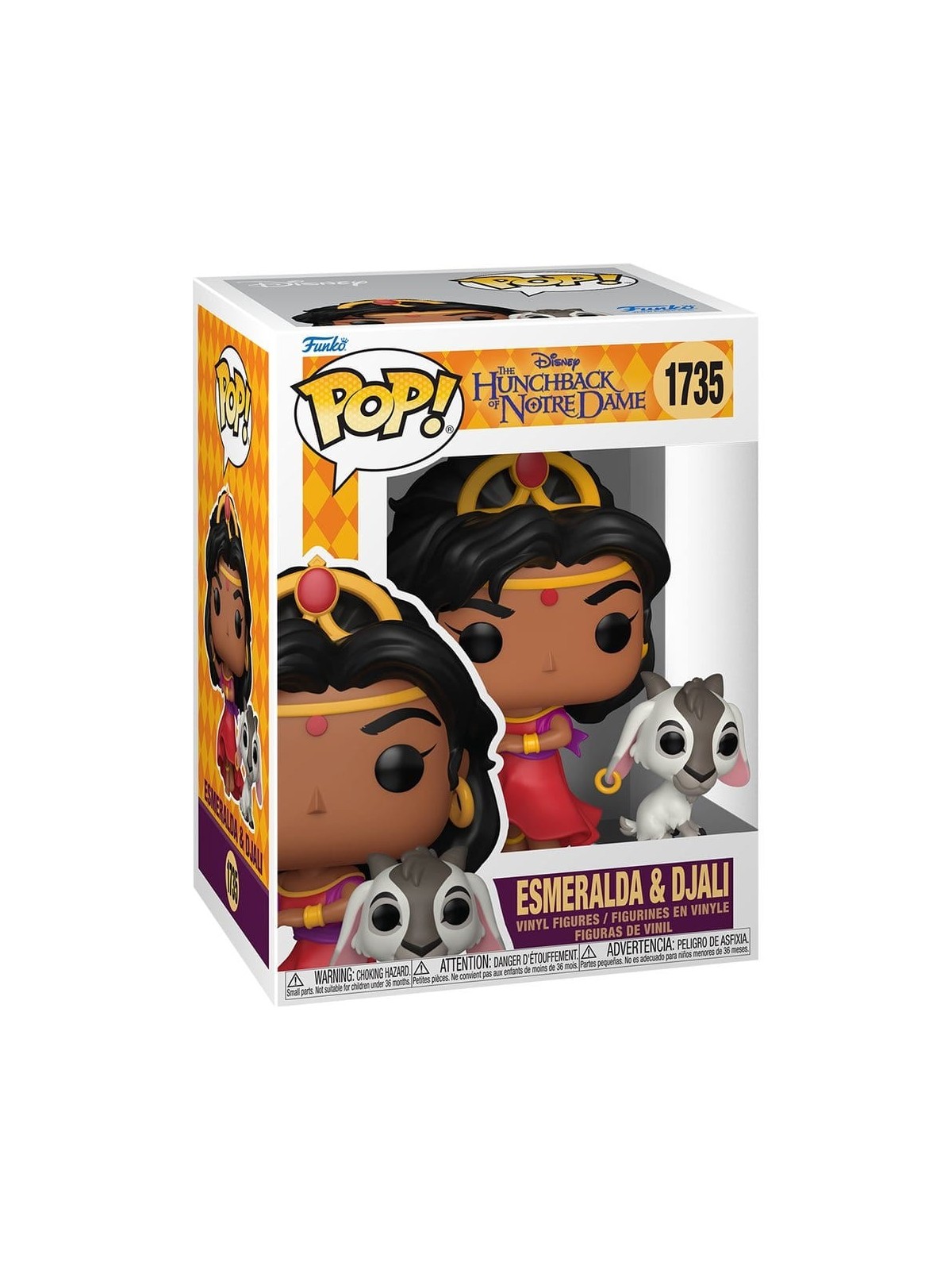 Funko POP! El Jorobado de Notre Dame: Esmeralda & Djali (1735)