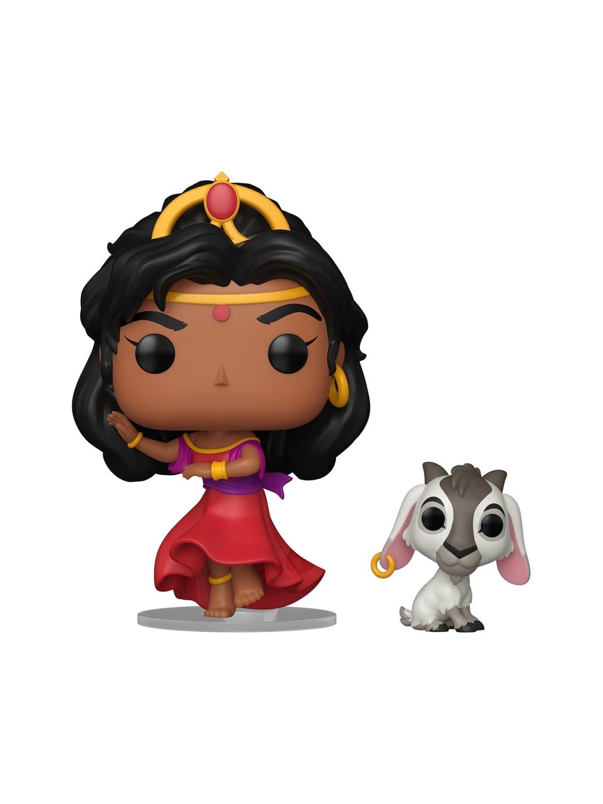 Funko POP! El Jorobado de Notre Dame: Esmeralda & Djali (1735)