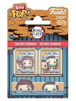Bitty POP! Pack 2 Demon Slayer - Tanjiro & Nezuko