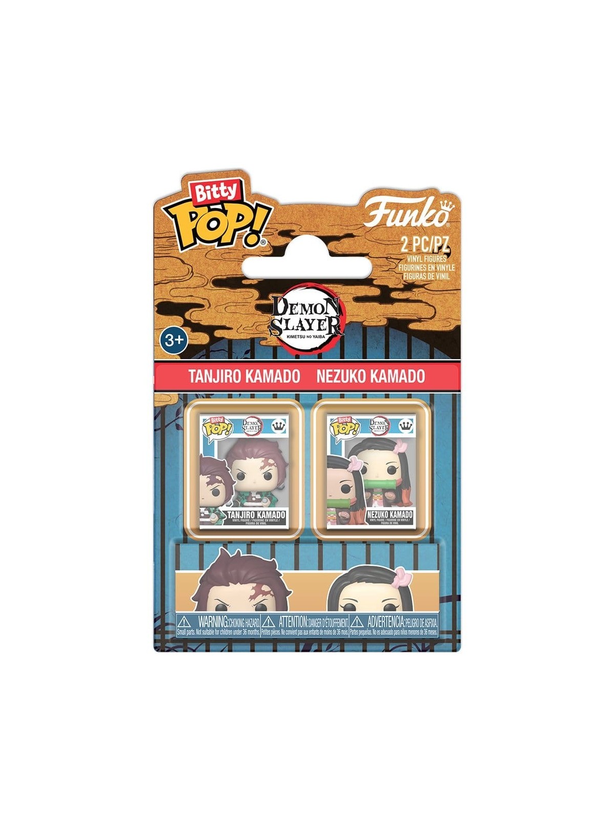 Bitty POP! Pack 2 Demon Slayer - Tanjiro & Nezuko