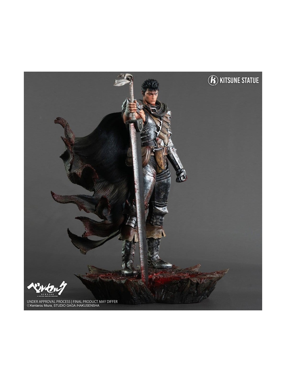 Berserk Estatua 1/6 Guts 38 cm