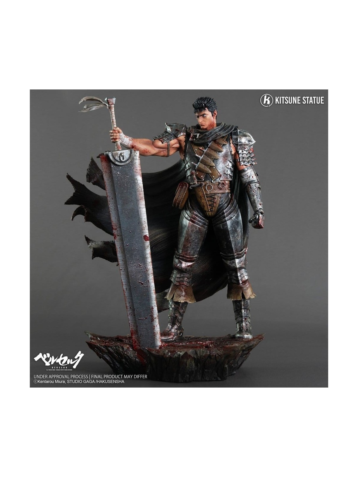 Berserk Estatua 1/6 Guts 38 cm