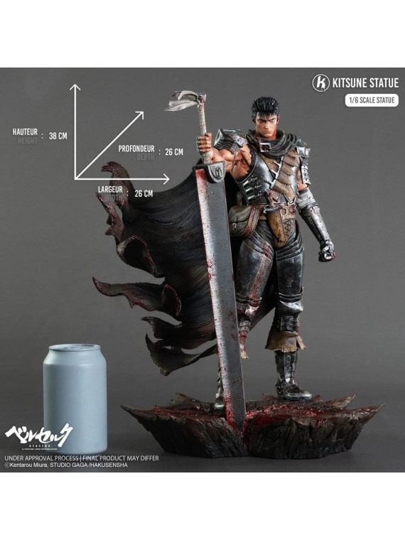 Berserk Estatua 1/6 Guts 38 cm