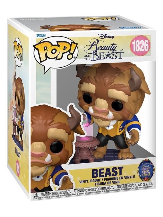 Funko POP! La Bella y La Bestia: Beast with Enchanted Rose (1826)