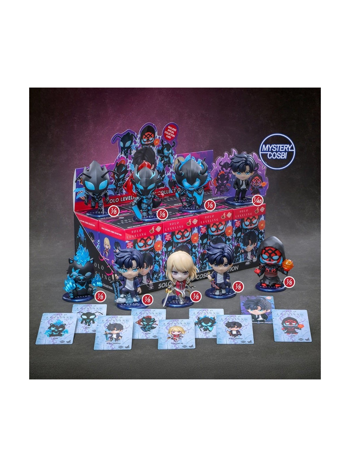 Solo Leveling Cosbi Figuras Mini 11 cm Blind Box Display (1)
