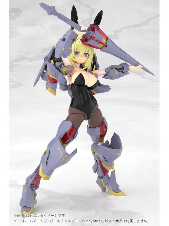 Frame Arms Girl Maqueta Plastic Model Kit Durga Bunny Style (18cm)