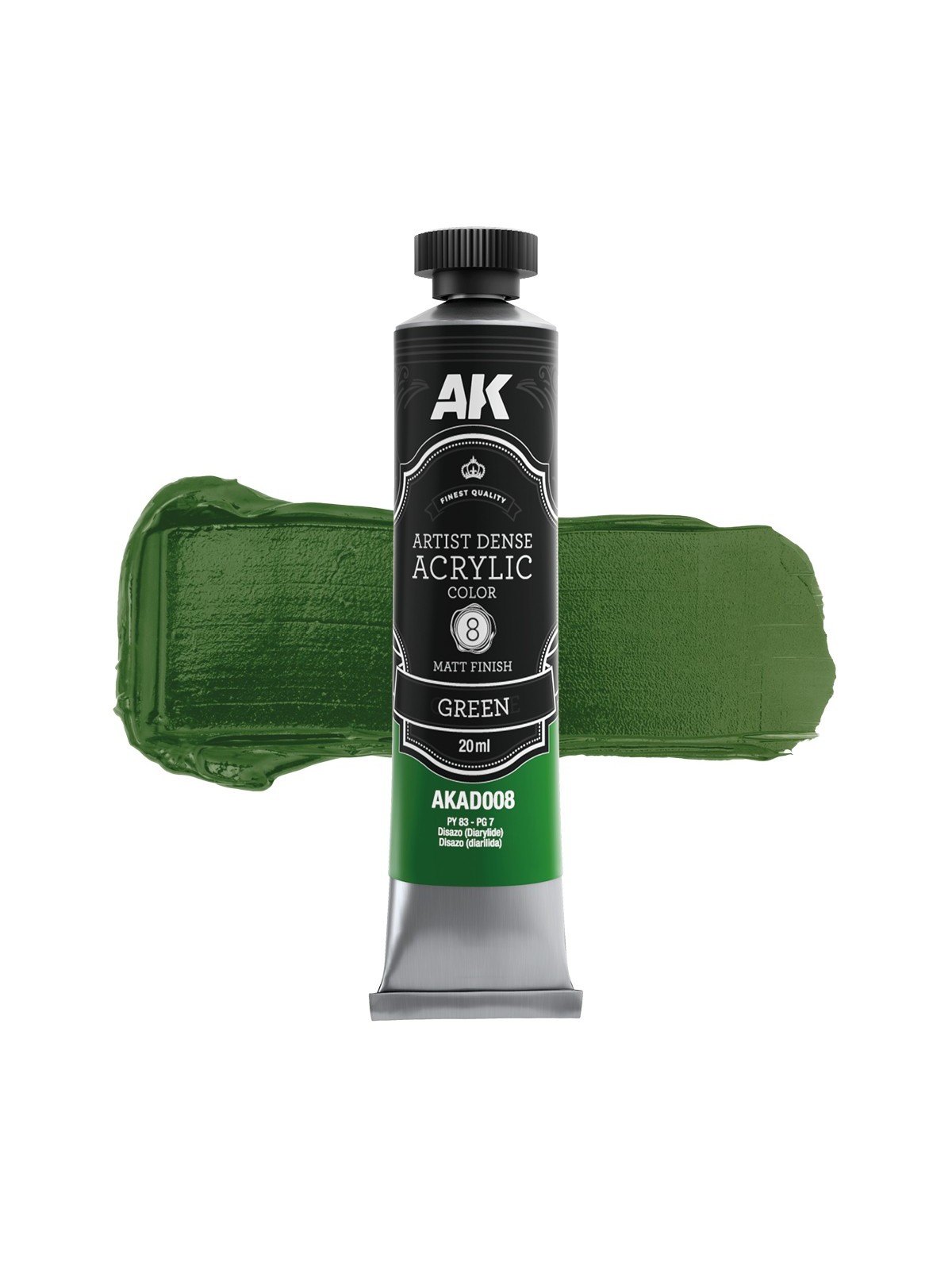 Verde: Color Acrílico Denso Artístico (AKAD008)