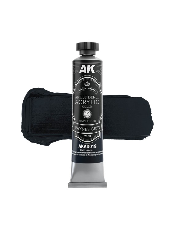 Gris De Payne: Color Acrílico Denso Artístico (AKAD019)