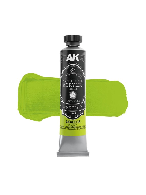 Verde Lima: Color Acrílico Denso Artístico (AKAD036)