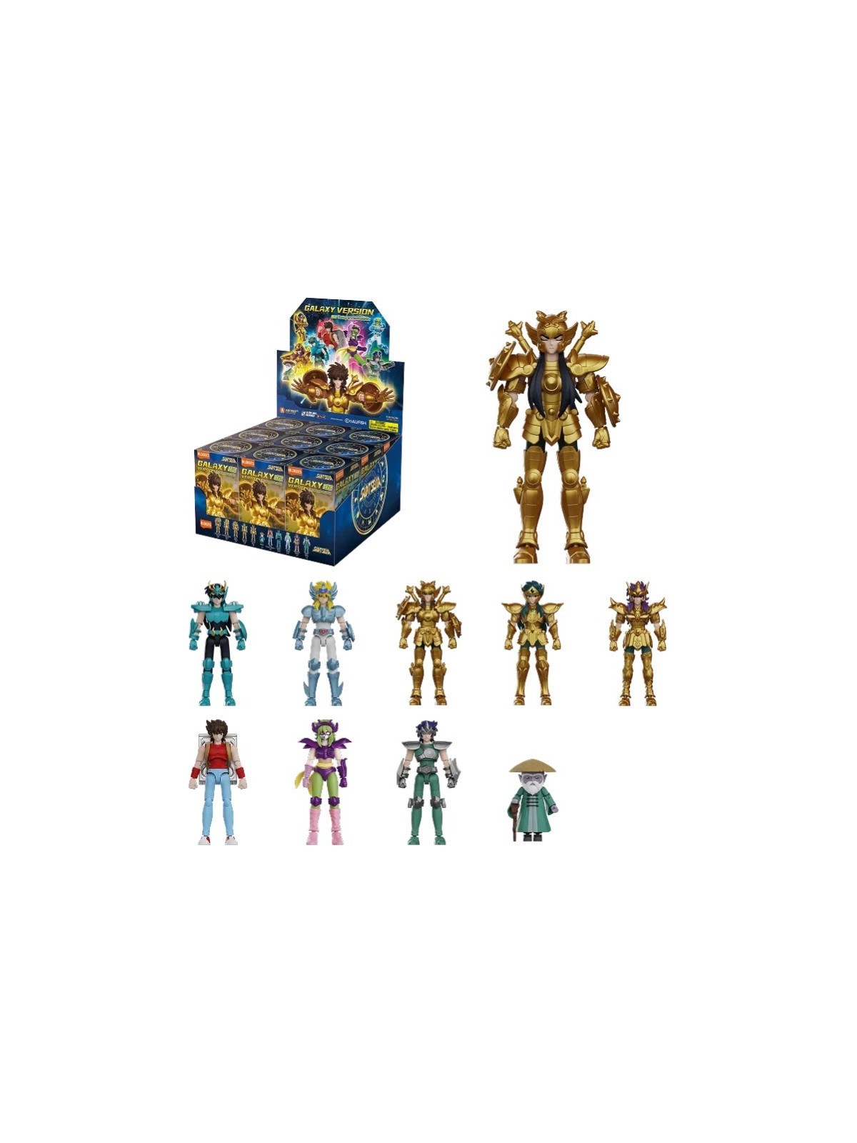 Blokees: Caja Sorpresa Galaxy Version Saint Seiya 02 - The Legacy of the Gold Saints (01167)