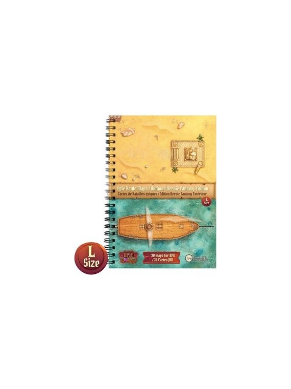 Libro de Mapas de Batalla: Heroic Fantasy Edition (297X218 Mm)