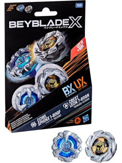 Beyblade X: Cowl Sphinx 1-80GF & Crest Leon 7-60GN Dual Pack