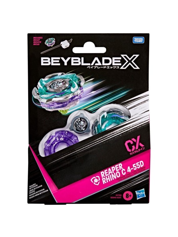 Beyblade X: Reaper Rhino C 4-55D CX Starter Pack Set