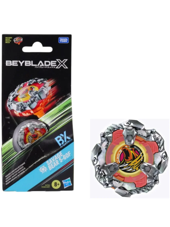 Beyblade X: Savage Bear 5-60F BX Booster Pack Set