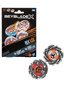 Beyblade X: Clamp Crab 9-65S BX & Crest Leon 4-55A UX Dual Pack Set