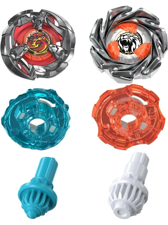 Beyblade X: Clamp Crab 9-65S BX & Crest Leon 4-55A UX Dual Pack Set