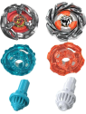 Beyblade X: Clamp Crab 9-65S BX & Crest Leon 4-55A UX Dual Pack Set