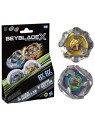 Beyblade X: Calibur Samurai 6-70M BX & Obsidian Shell 3-85S BX Dual Pack Set