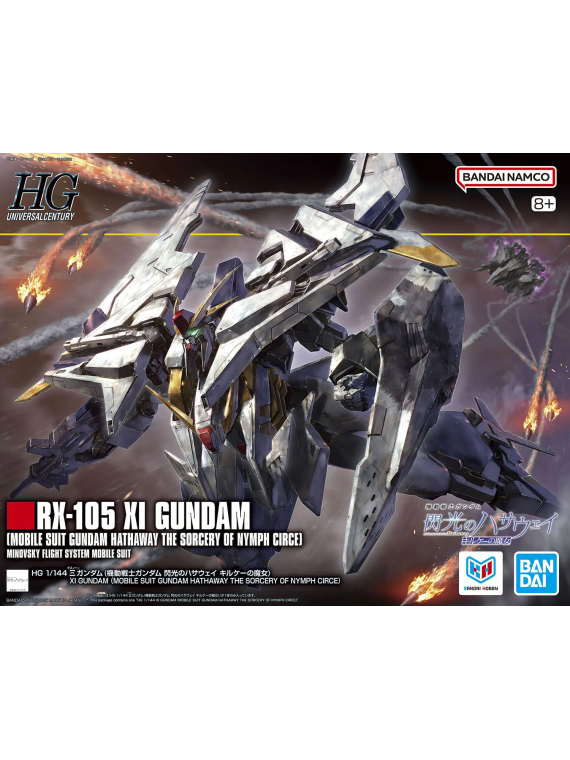 Gundam: HG 1/144 Xi Gundam - Mobile Suit Gundam Hathaway The Sorcery of Nymph Circe