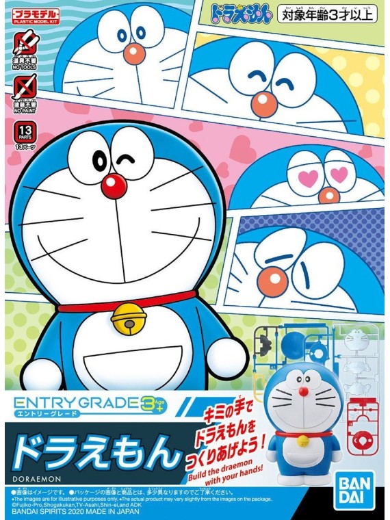 Doraemon Model Kit: Entry Grade Doraemon Ca.8cm