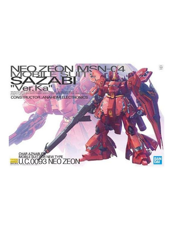 Gundam: 1/100 MG MSN-04 Gundam Sazabi Ver.Ka