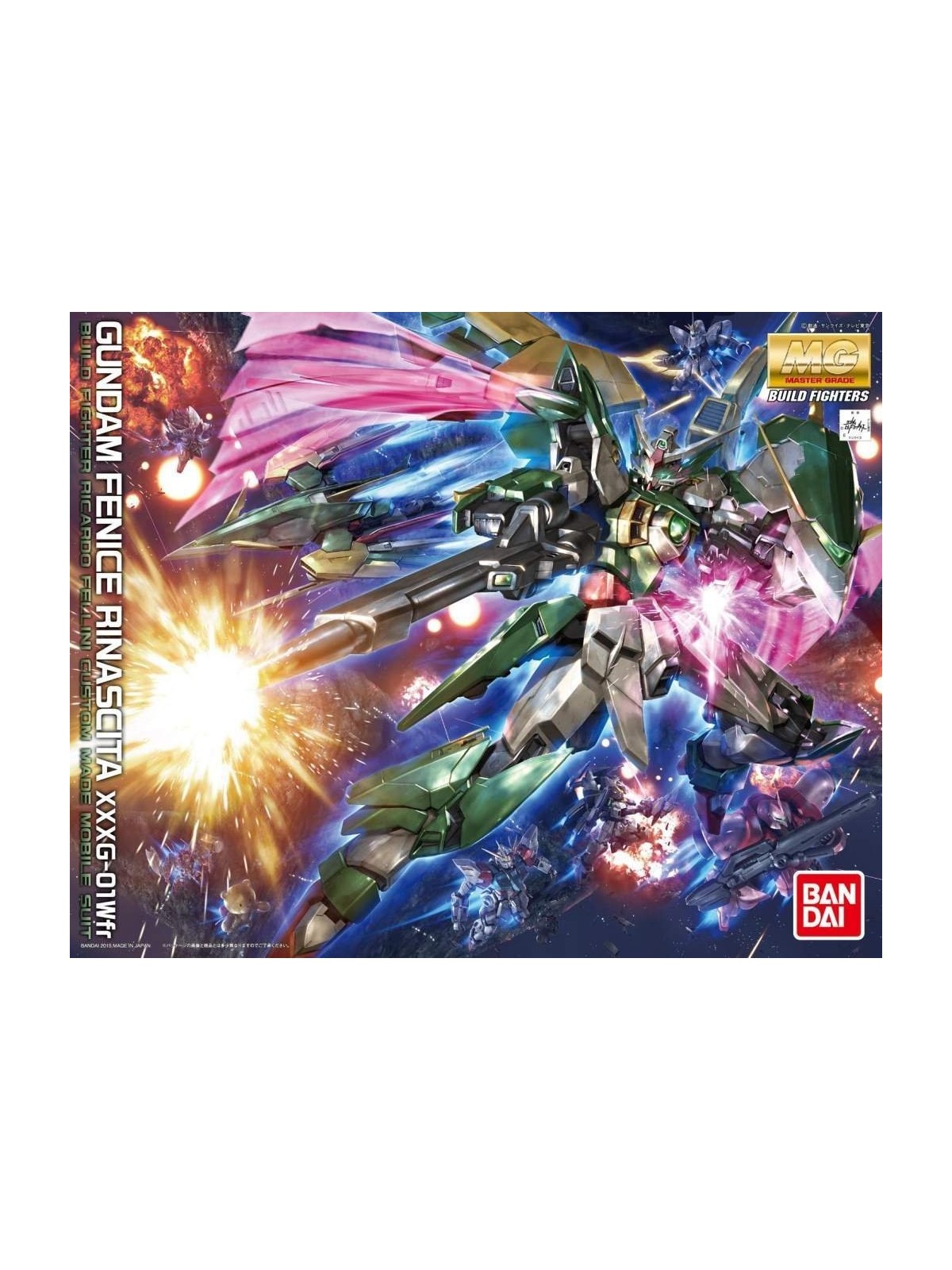Gundam: 1/100 MG Gundam Fenice Rinascita - Gundam Build Fighters