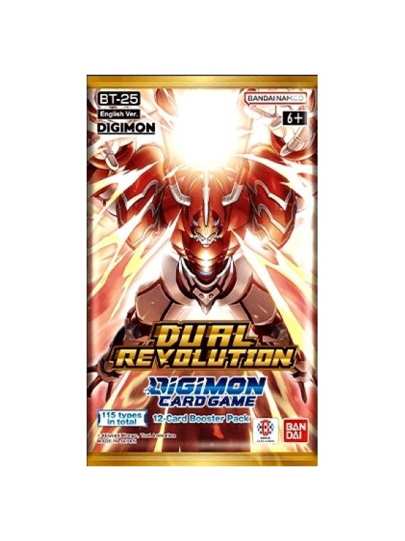 Compra Sobre Digimon Card Game: Dual Revolution BT25 Booster (1) de Ba