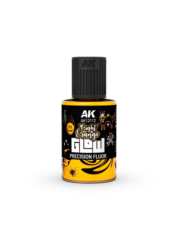 Naranja Claro Glow: Fluor de Precisión (AK12112)