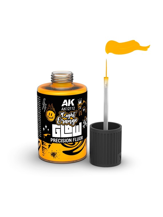 Naranja Claro Glow: Fluor de Precisión (AK12112)