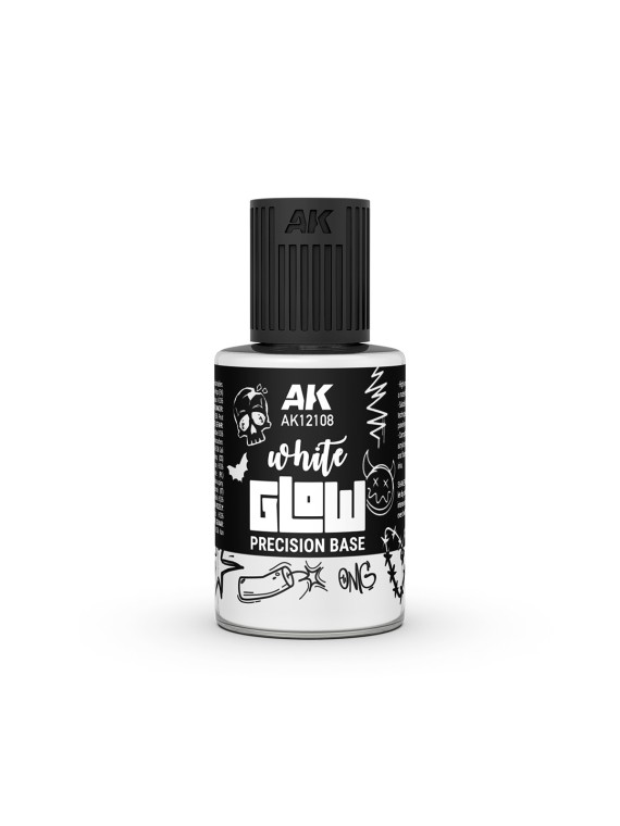 Base Blanca Glow: Fluor de Precisión (AK12108)