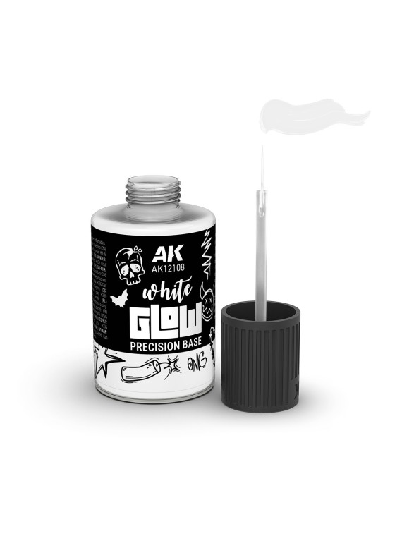 Base Blanca Glow: Fluor de Precisión (AK12108)