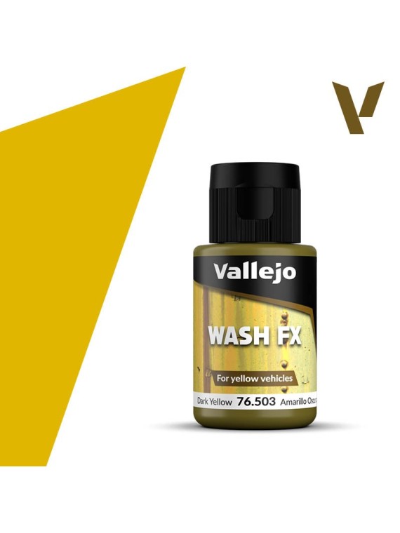 Amarillo Oscuro Model Wash FX Vallejo 35ml (76503)